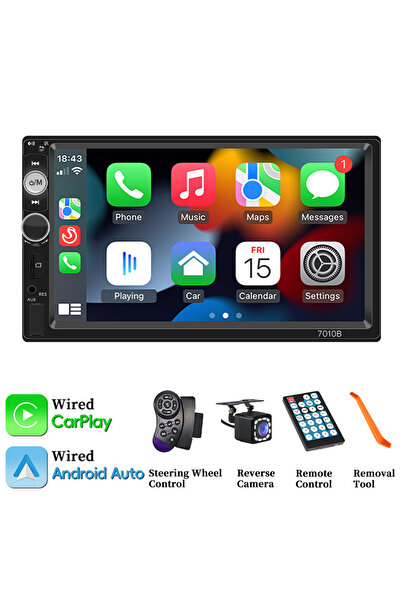 choice2 with SWC and Camera Hippcron 2Din Car Radio 7inch Touch Screen Carpla...