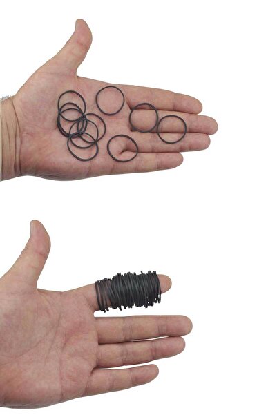 ekoset Siyah Paket Ambalaj Toka Para Lastiği 1000 Adet 40mm