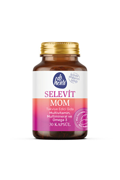 Dr.Henri Selevit Mom Multivitamin Multimineral ve Omega 3 30 Kapsül