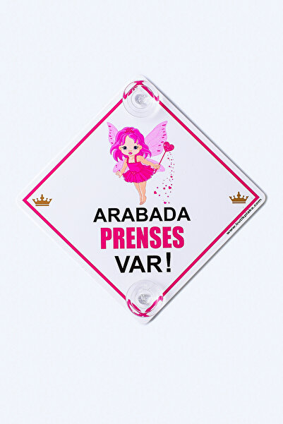 BUTİKPLAKA Caution: Baby in Car / 15X15 cm Plexiglass Sign That Is Not Affect...