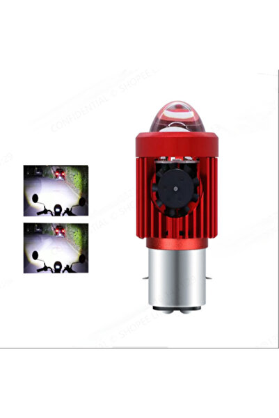 choice2 H6whitewhite 1PCS 10000LM H4/H6 12V LED Motorcycle Headlight Bulb Mot...