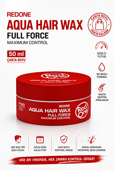 Red One Redone Aqua Hair Wax (KIRMIZI) 50 ml