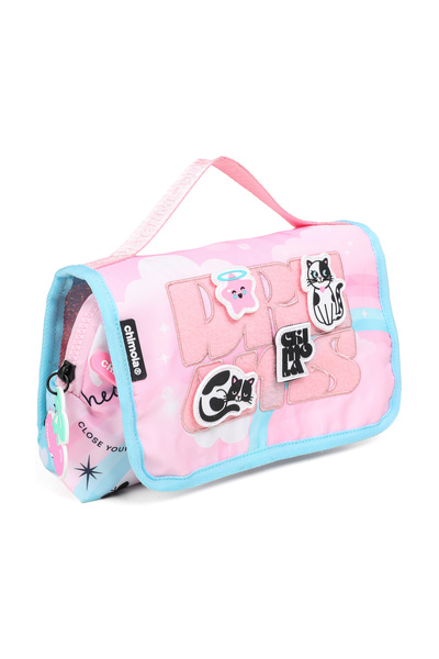 Chimola Cat Pink Aqua Calm Bag