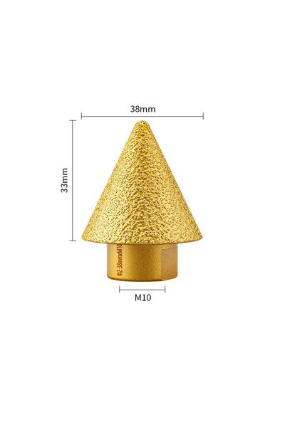 Choice7 M10x2-38mm M14 Diamond Chamfer Bits Dia35-75mm Milling Tile Cutter Ma...