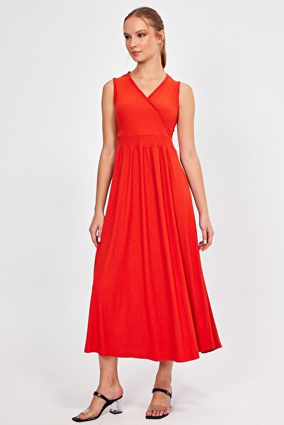 ALEXANDERGARDI Sleeveless Double-Breasted Collar Dress (B23-00137)