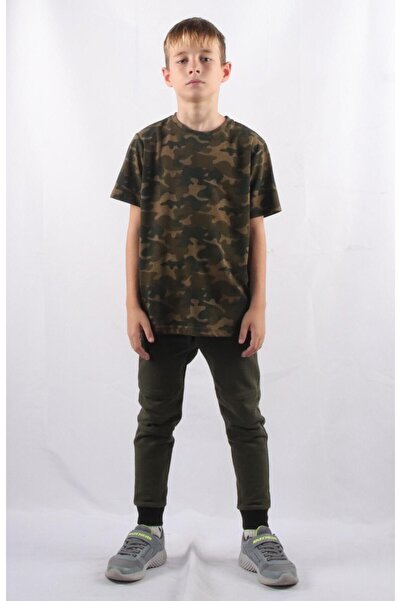 ALEXANDERGARDI CAMOUFLAGE PATTERNED CHILDREN'S T-SHIRT (C23-906 00)