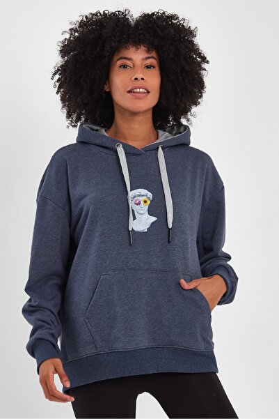 ALEXANDERGARDI سويت شيرت مريح بغطاء للرأس (E22-757A-04)