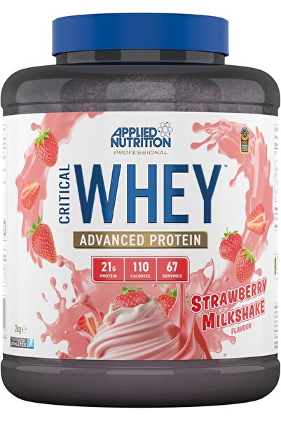 applied nutrition Critical Whey Protein Powder, Strawberry Milkshake, (2kg - ...