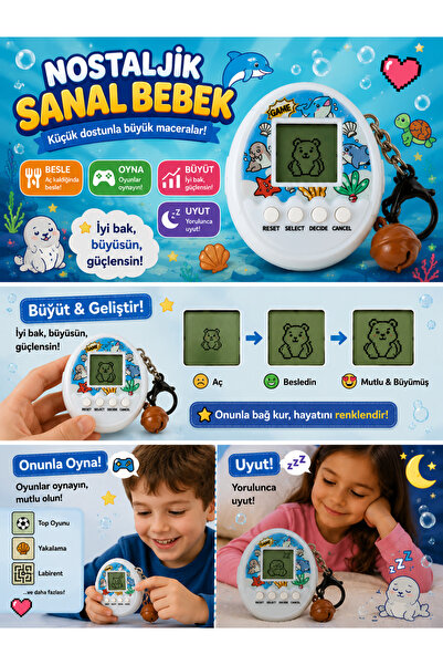 Erzi Nostaljik Sanal Bebek Zilli Bebek Beyaz