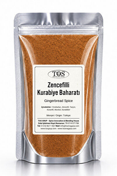 TOS The Organic Spices Zencefilli Kurabiye Baharatı 100 gr Gingerbread Spice ...
