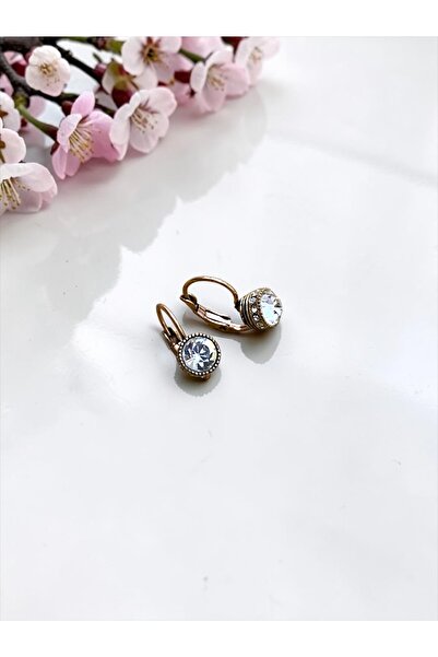 FAYRA ACCESSORIES Zircon Stone Solitaire Earrings