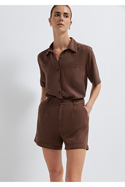 Mavi Short Sleeve Brown Shirt Loose Fit / Relaxed Fit 1211458-87537