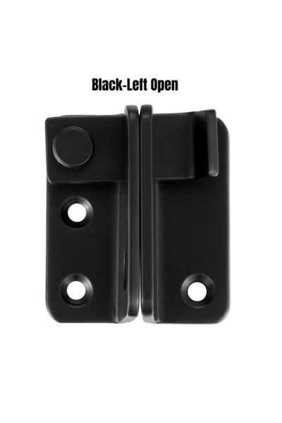 choice2 Black-Left Open Padlk Flip Latch,Stainless Steel Gate Latches Slide B...