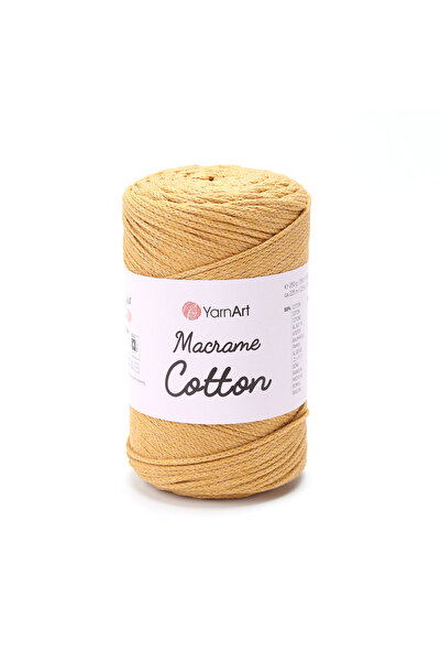 Yarnart Macrame Cotton - Macrame Hand Knitting Yarn Mustard-796