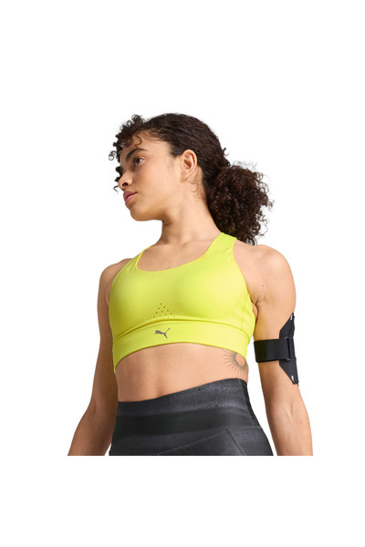 Puma PWRBREATHE Σουτιέν Τρεξίματος 525074-35 Κίτρινο S