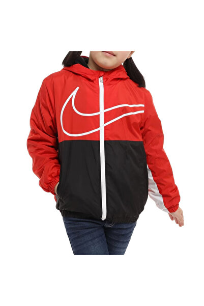 Nike SWOOSH Αντιανεμικό 86J331-U10 Κόκκινο