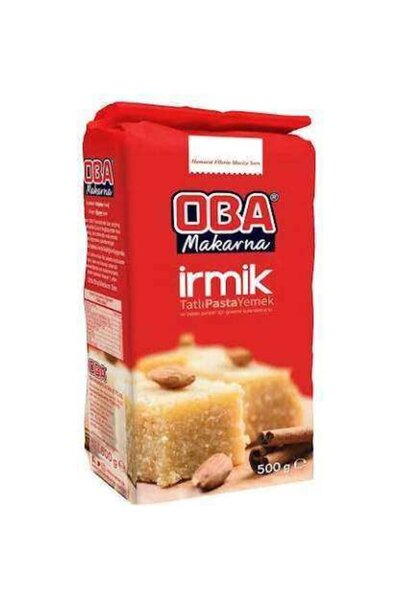 OBA Tatlılık İrmik 500 g x 2 Adet | Helvalık – Revani – Şekerparelik