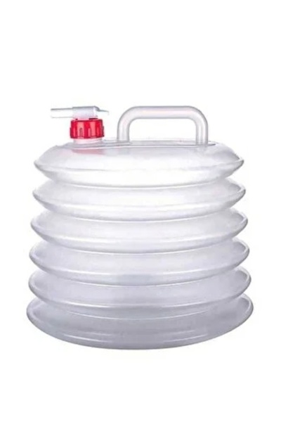 GenelTedarik Akordiyon Bidon 10LT, Katlanır Su Kovası 10 Litre