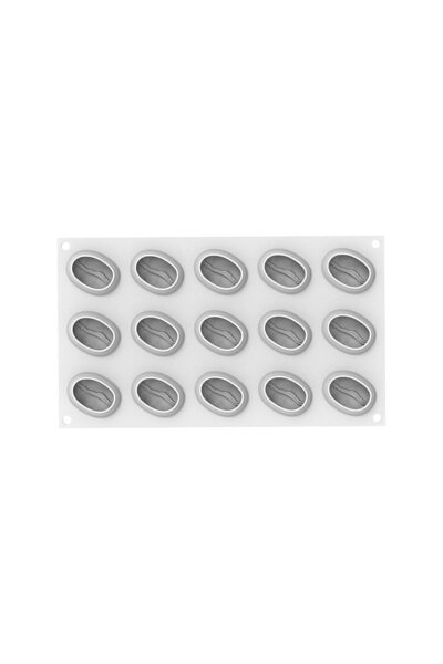 dinckitchen 3D Coffee Bean Silicone Pastry and Dessert Mold Caffè 30 50X38 H 26 mm