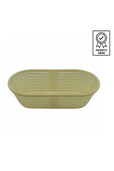 dinckitchen Oval Ekmek Hamur Mayalama Sepeti 15X32,5 H9 cm