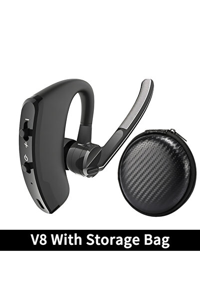 Choice V8 With Bag New V8 Wireless Bluetooth Single Earphone With HD Mic Ster...