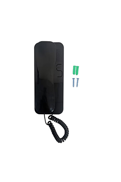 Choice black Corded Desktop Phone Wall Mountable Landline Telephone Integrate...