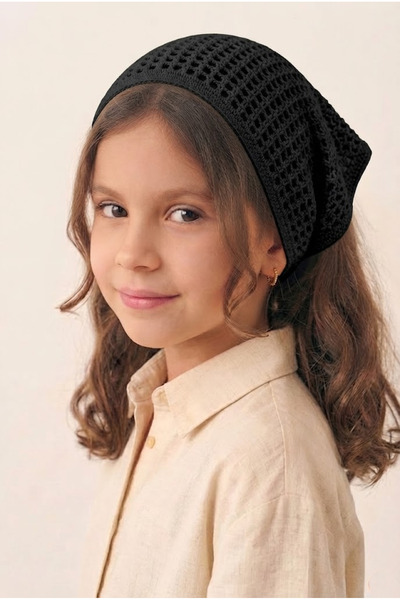 M&C Colleciton Girl's 100% Cotton Summer Mesh Knitted Scarf Bandana Hair Acce...