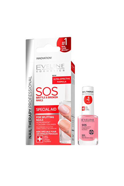 Eveline Cosmetics Eveline SOS Kırılgan Tırnaklar İçin Güçlendirici Tırnak Bak...