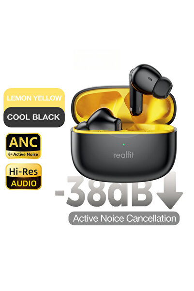Choice Black Realfit F3 ANC Active Noise Cancellation True Wireless Bluetooth...