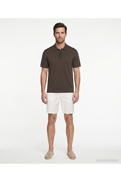 Yargıcı Regular Polo Neck Short Sleeve Sweater