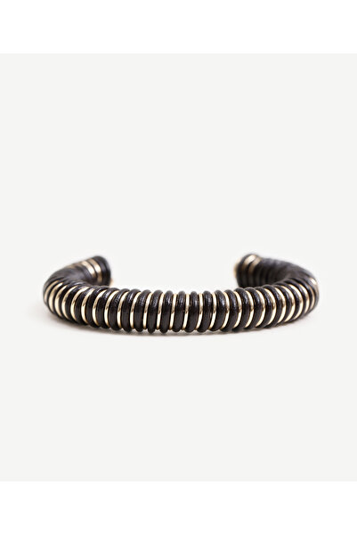 Yargıcı Faux Leather Wrap Cuff Bracelet