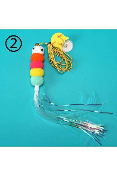 Choice 2 Simulation Cat Toy Cat Scratching Rope Feather Funny Kitten Playing ...