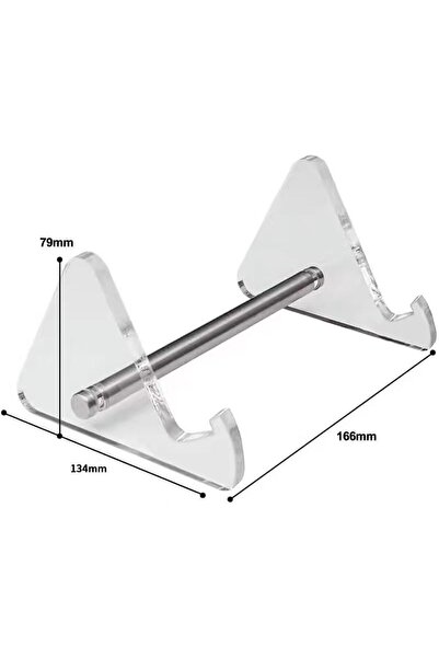 Choice White 1 tiers Keyboard Display Stand Transparent Acrylic Keyboard Stan...