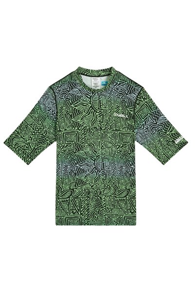 O'Neill Tricou copii cu protecție UV SS 2025-Verde/Negru-10