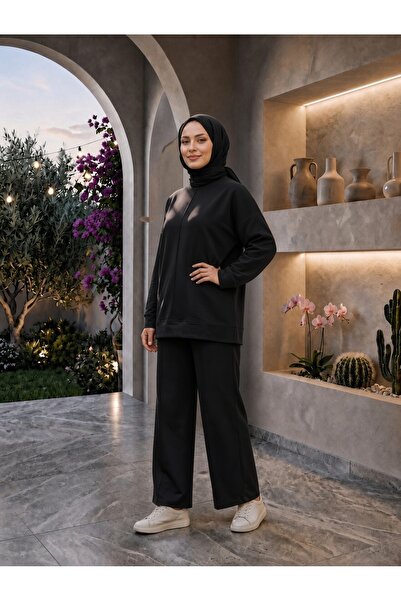 Elit Women's Islamic Clothing Modal Fabric Self-Adhesive Single Line Detailed...