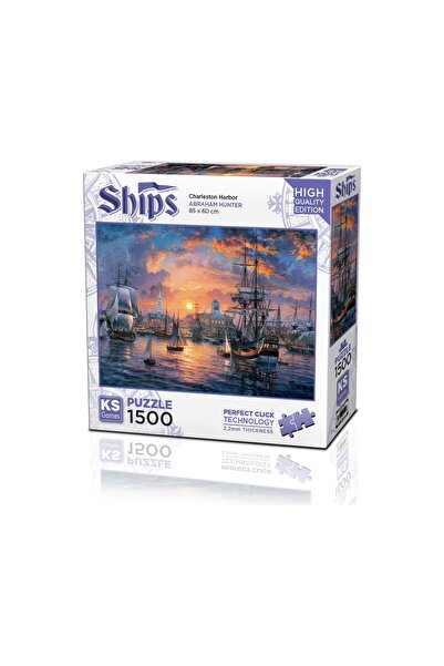 Ks Games Puzzle 1500 Parça Charleston Harbor 22026