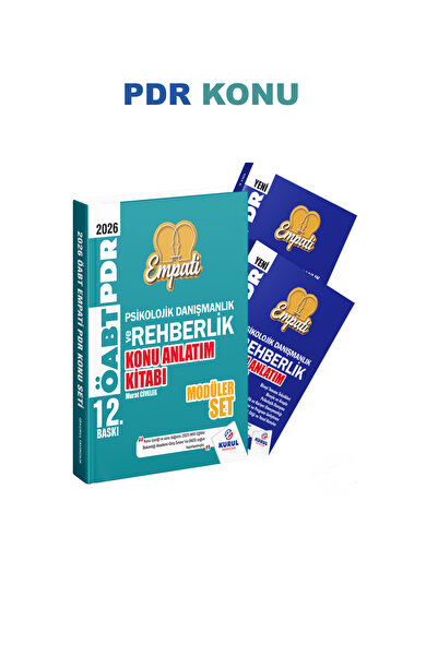 Kurul Yayıncılık 2026 Öabt Empati Psikolojik Danışmanlık Ve Rehberlik (PDR) K...