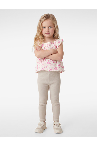 Koton Basic-Leggings aus Baumwollfrottee mit elastischem Bund