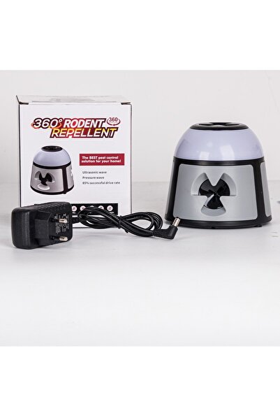 Choice1 SJZ-029 EU Plug 360 Degree Ultrasonic Animal Repeller LED Red and Whi...