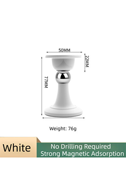 choice2 Medium-B White New Silicone Strong Magnetic Door Suction Protects The...