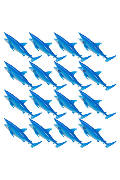 Choice 16pcs 16Pcs PVC Shark for Drinking Reusable Hollow Shark Decor Filled ...