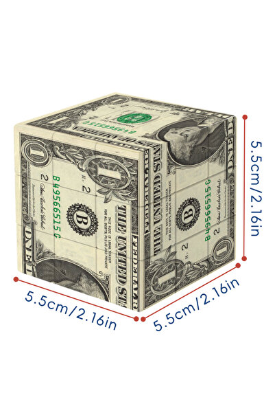 Choice 342 ONE USD 3x3x3 3x3x3 3D Money in US dollars Fun Stress Relief Puzzl...