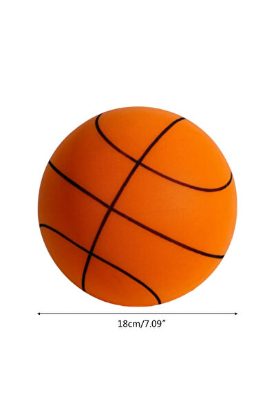 Choice orange 1pcs Bouncing Mute Ball Indoor Silent Basketball 18cm Foam Bask...