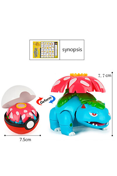 Choice1 07 High Quality Pokemon Ball Deformation Toy Pikachu Mewtwo Gyarados ...