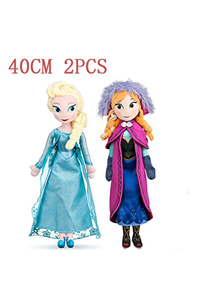 Choice 2pcs 40cm 50cm Anime Frozen The Plush Princess Anna Kawaii Doll Snow Q...