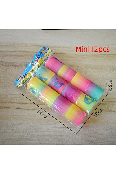 choice2 12 pieces4 12/24pcs Rainbow Magic Springs Circle Toys Gradient Color ...