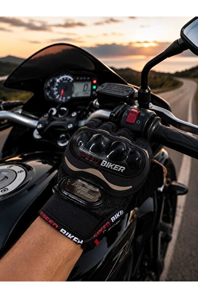 BabeMotor BabeBiker 3 Mevsim Korumalı Eldiven Kısa C E En13594 Onaylı