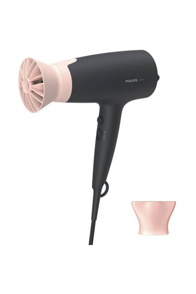 Philips Uscator de par BHD350/10, 6 viteze, 6 trepte temperatura, 2100W, Negru-Roz