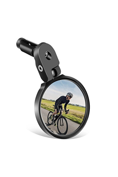 Choice 1 PCS Handlebar Grip Bike Mirror, Rear View Mirror with a Wide Field o...