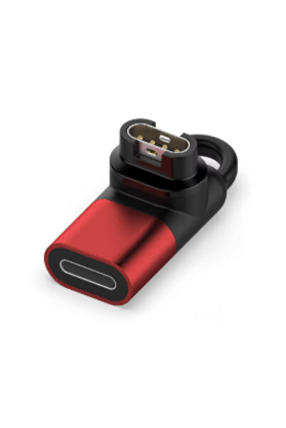 Choice Type-C Red Charging Adapter for Fenix 8/7/7S/7X/6/6S, Forerunner 970/5...